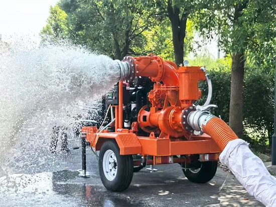 High Pressure Mobile Diesel Water Pump, Dewatering Pump, Industrial Centrifugal Drainage Pump